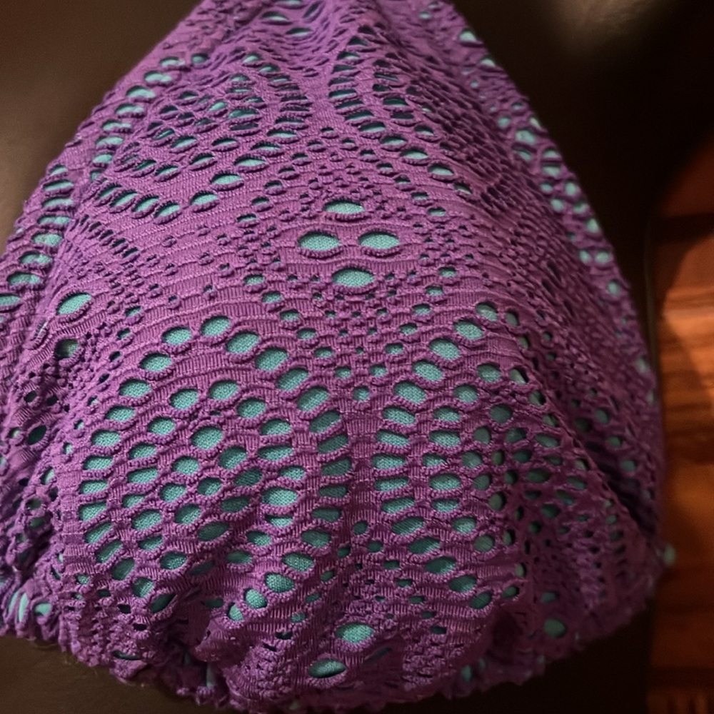 Crochet Triangle Bikini Top - Picture 3 of 6
